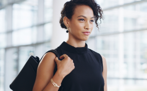 Woman demonstrating resilience